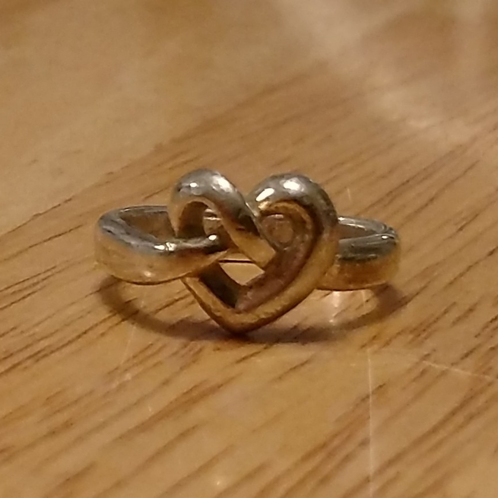 James Avery heart knot ring